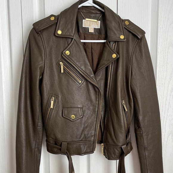 Michael Kors leather jacket - Picture 1 of 1